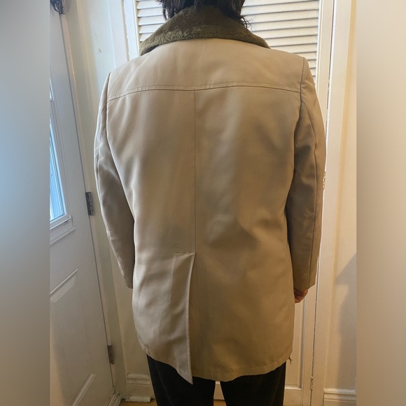 London fog fur trim coat - Picture 4 of 5